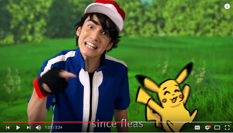Illustration for article titled Epic Rap Battles- Ash Ketchum vs Charles Darwin